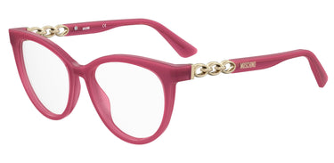 Premium Women Moschino Eyeglasses: MOS599 - Cherry - SpecSMART Eye Clinic (Diagonal View)